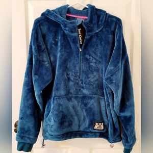 NEW, Juicy Couture Sherpa Zip Up Hoodie